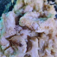 Chicken and Rice (with broccoli) A picture of Chicken and Rice (with broccoli).