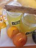 Agua con Piel (cáscara) de Mandarina