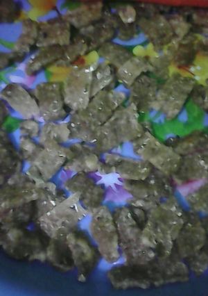 Foto resep kerupuk sisa nasi.