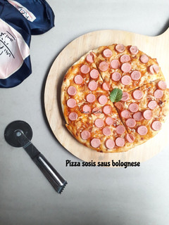 Foto resep Pizza sosis saus bolognese