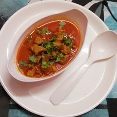 A picture of Soyabean Curry.