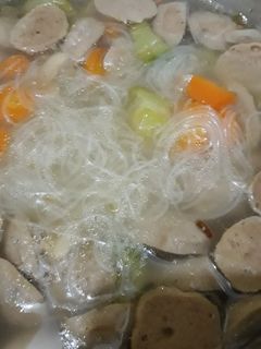 Foto resep Sop oyong baso soun