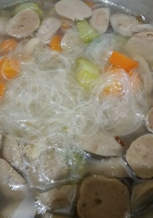 Foto resep Sop oyong baso soun