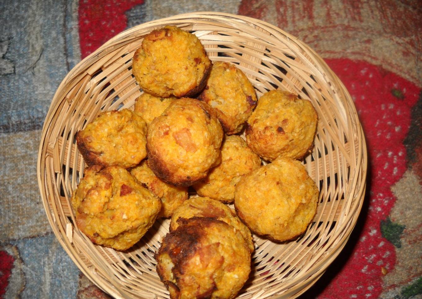 Pelotitas de calabaza y arroz