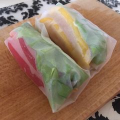 A picture of Vegan spring roll.