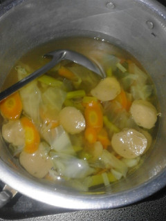 Foto resep Sayur sop bakso sapi