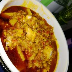 A picture of Yam porridge.