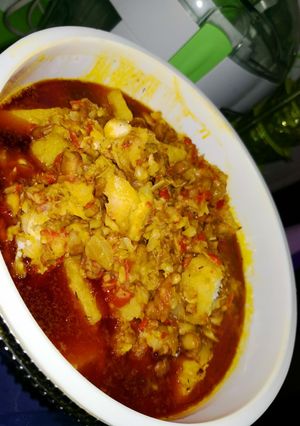 A picture of Yam porridge.