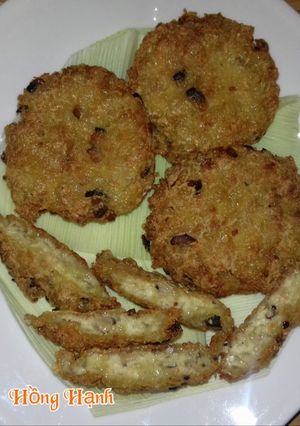 Hình của món Chả Cốm Chay.