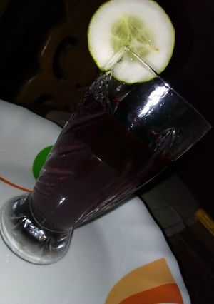 A picture of Zobo drink.