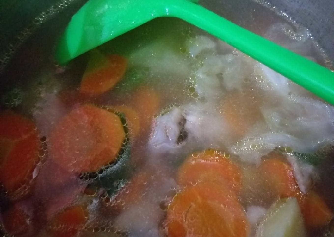 Sop ayam cepil