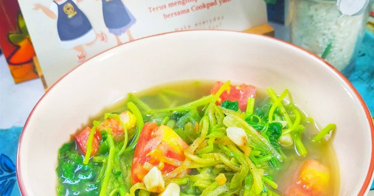 Sayur Bening Bayam Labu Siam Hidangan Keluarga