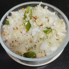 A picture of Cabbage Thoran.