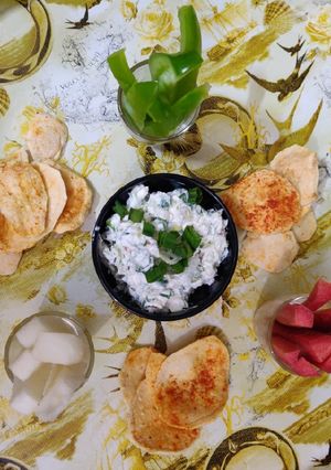 ग्रीन ऑनियन डीप (Green onion dip recipe in hindi) रेसिपी मुख्य फोटो