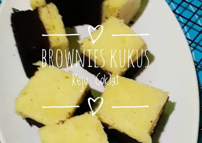 Brownies Kukus Keju Coklat