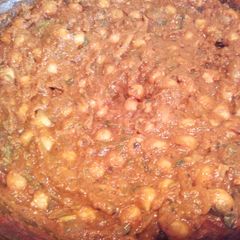 A picture of Authentic Punjabi Chole/Chana Masala.