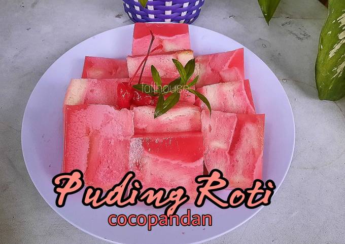 Resep 640 Puding Roti Cocopandan Oleh Dwi W Cookpad