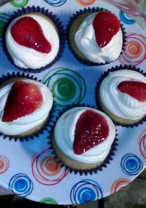 Una foto de Cupcakes rellenos
