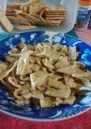 Una foto de Piccoli fettuccini tagliati a mano