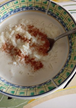 Una foto de Arroz con leche perfumado