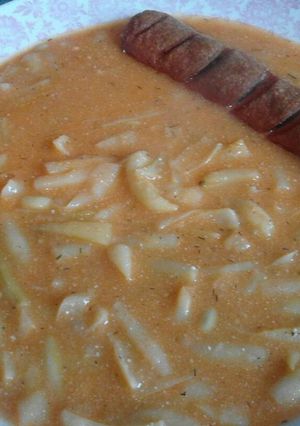 Zöldbabfőzelék recept fotója