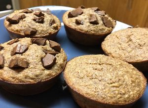 Una foto de Muffins choco-chip