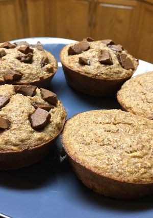 Una foto de Muffins choco-chip