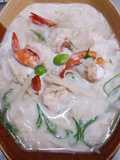ต้มกะทิหม่อไม้กุ้งสด