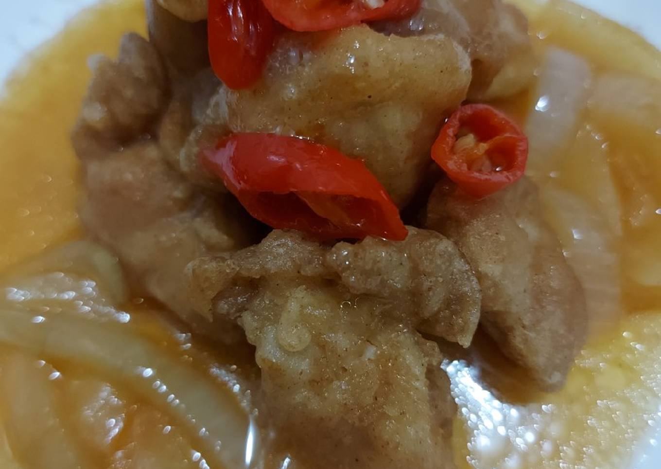 Ayam Saos Lemon Madu (Bumbu Bamboe)