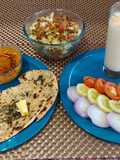 Healthy oil free Punjabi Rajma with Sprouts