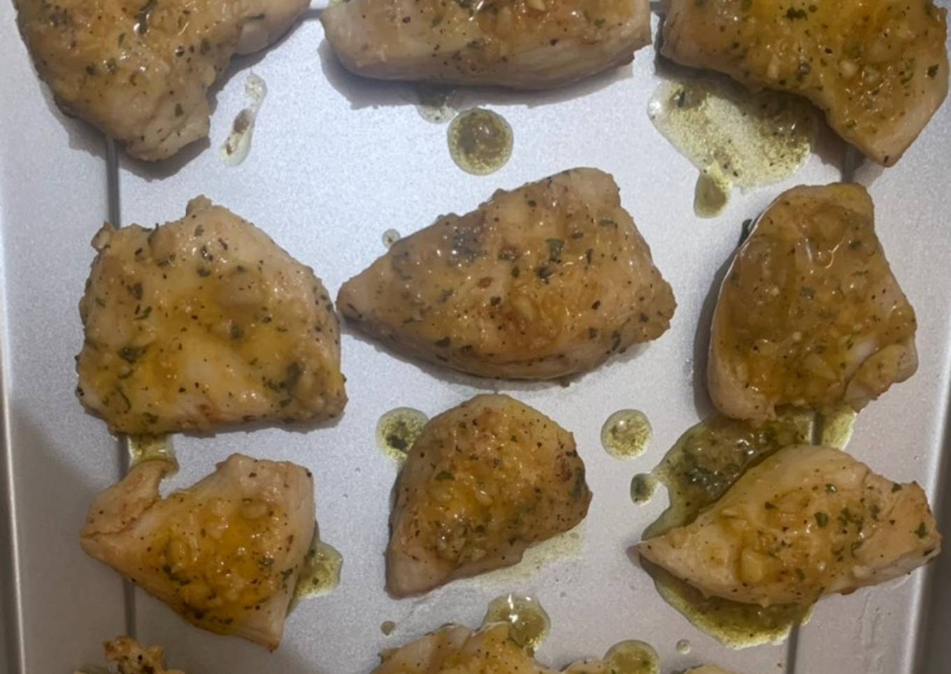 Dada Ayam Panggang (Grilled chicken breast) Simple dan Cepat