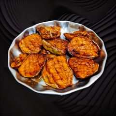 A picture of Sindhi Style Brinjal Fry.