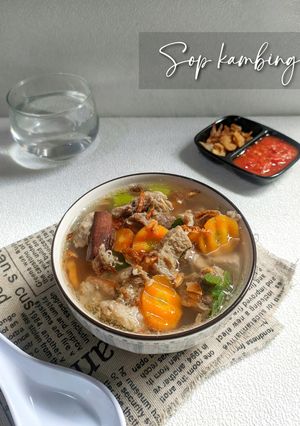 Foto resep Sop daging kambing