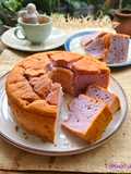 Chiffon Cake Tape Ubi Ungu Putih Telur