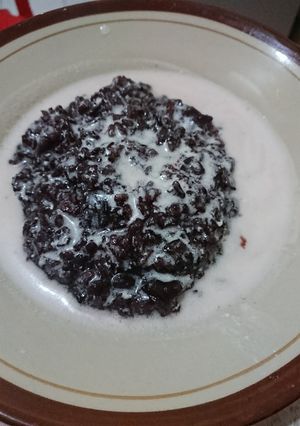 Foto resep Bubur pulut hitam