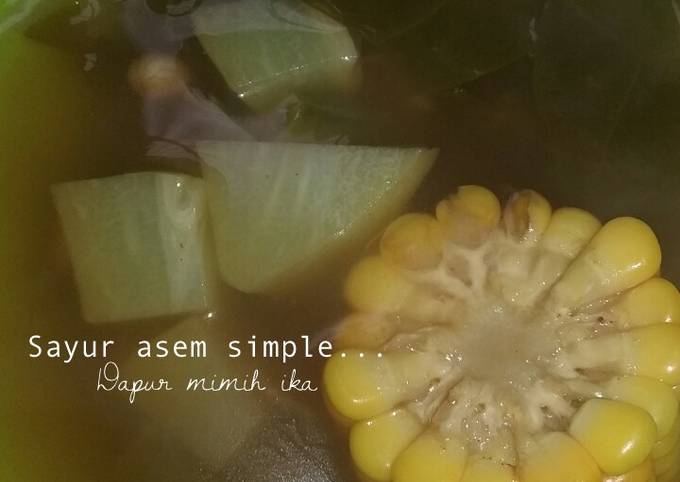 Sayur asem simple..