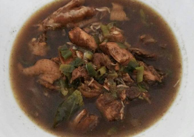 Langkah Mudah untuk Menyiapkan Rawon Ayam bumbu instan Anti Gagal