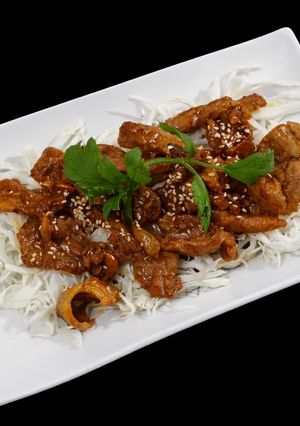 Hình của món SP.0950 - Thăn Heo Rim Sốt Teriyaki.