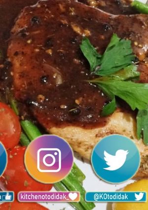 Foto resep Chicken butter garlic, black pepper sauce yummy