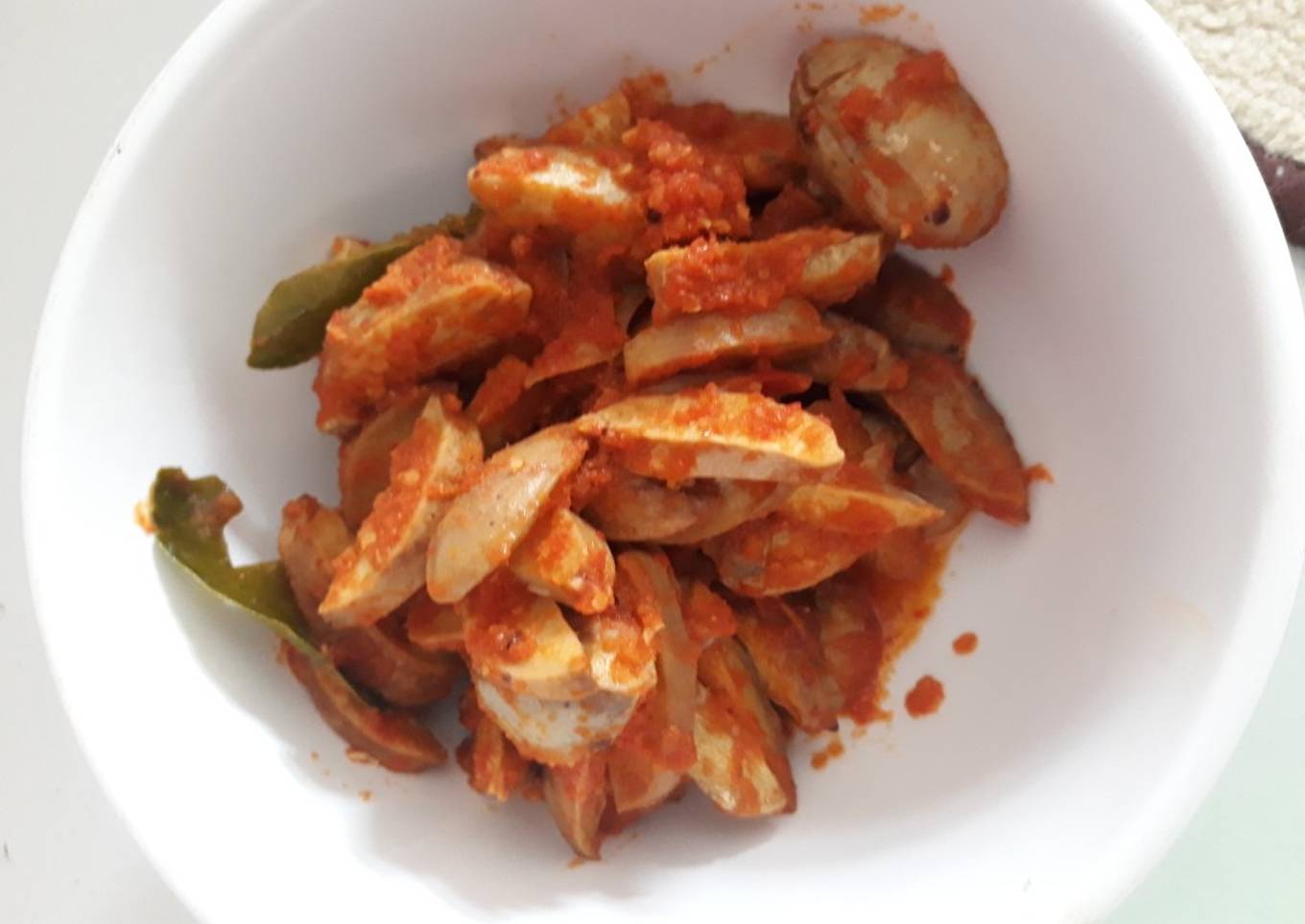 Jengkol balado simpel dan mudah