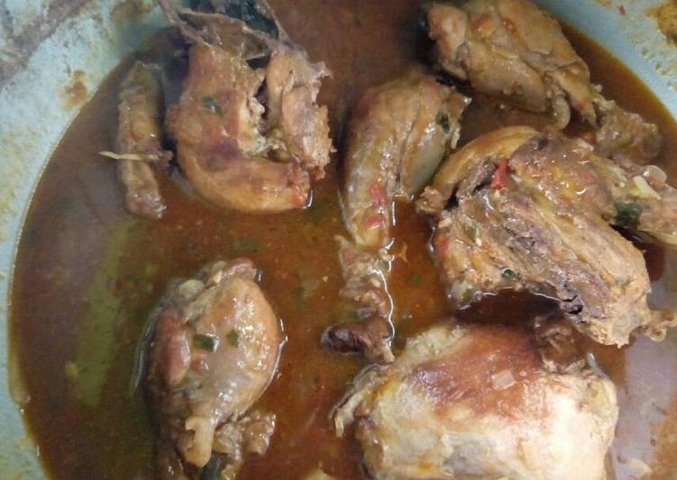 Hot chicken stew