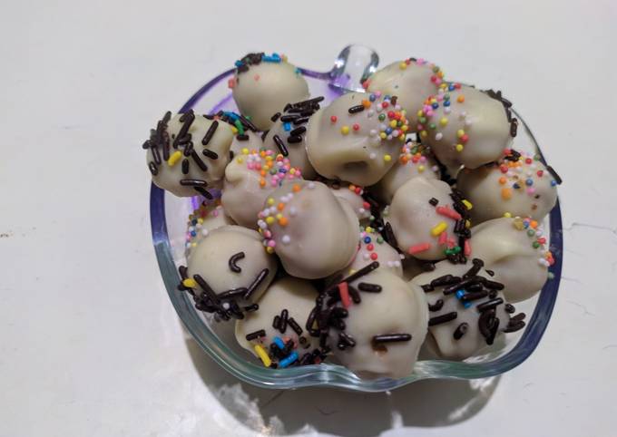 How to Cook Yummy Kukis bola marie lapis coklat