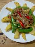 1 Piring 3 Menu (Kentang +Daging Sapi +Kapri)