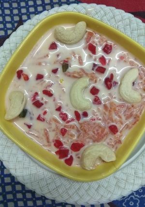 A picture of Carrot kheer.