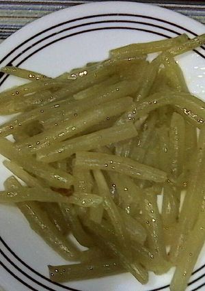 Una foto de Tallos de espinacas en mantequilla