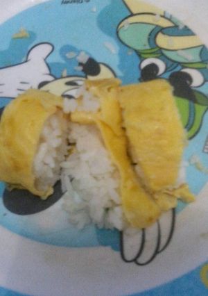 Foto resep Dadar telur isi nasi