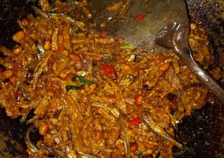 Resep Goreng tempe kering sambal balado😃 Anti Gagal