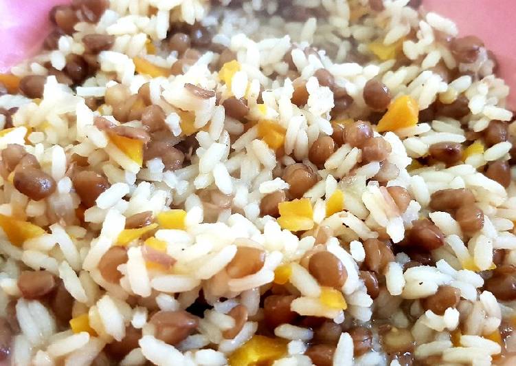 Zuppetta di lenticchie e riso