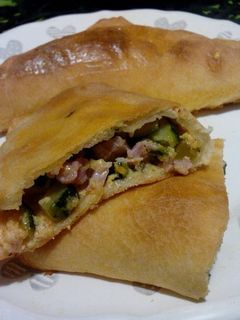 Zöldséges-sonkás háromszög recept fotója