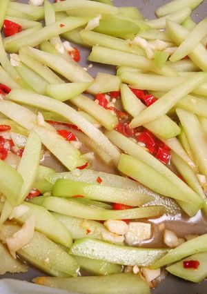 Foto resep Tumis labu terasi